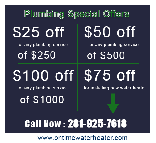 Plumbing Special Offers